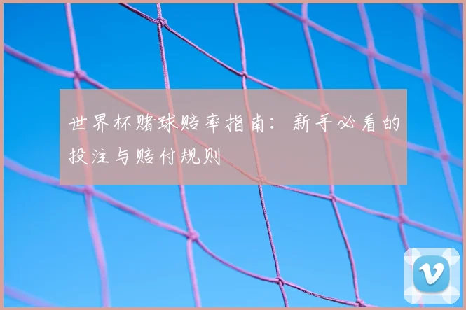 世界杯赌球赔率指南：新手必看的投注与赔付规则